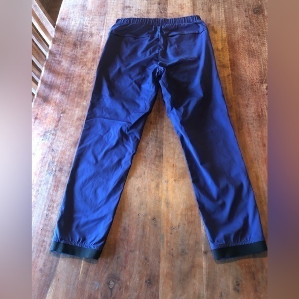 Theory Nylon Athletic Pants in Navy Blue